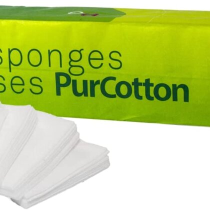 Aurelia 100% Cotton Gauze Pads 2” X 2” - Extra Absorbent Gauze - 200 Per Box - Non Sterile - Latex Free - Non Woven